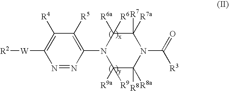 Pyridazine derivatives and their use as therapeutic agents