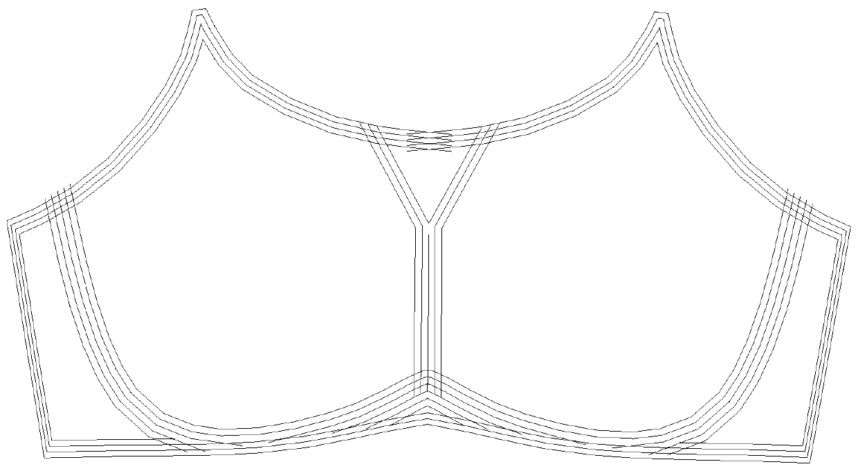 Method for making clothes by adopting adhesive dispersing mode