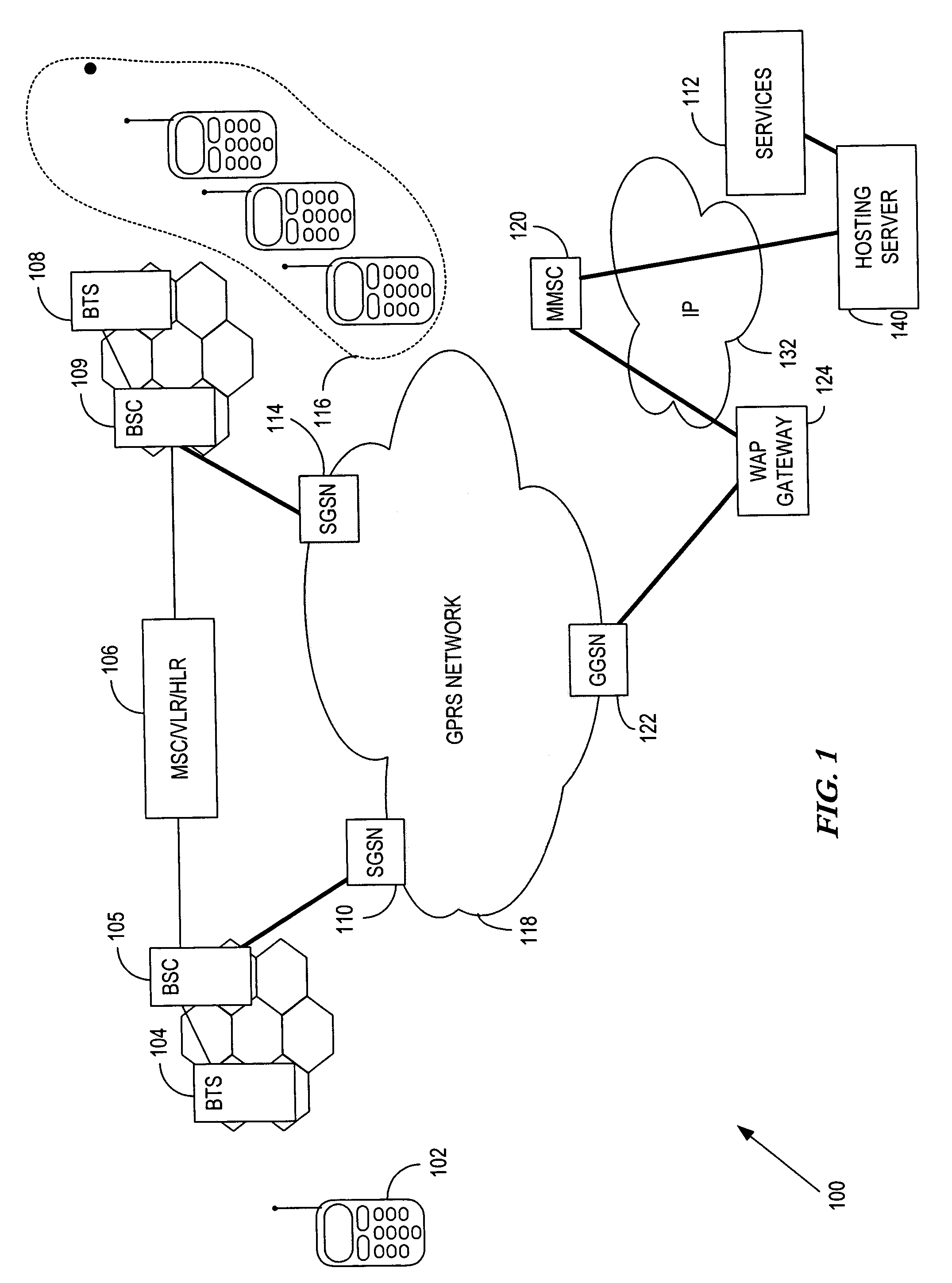 Method, apparatus and system for hosting a group of terminals