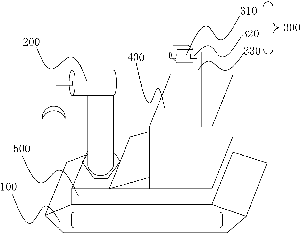 Object recovery device and object recovery method based on machine vision