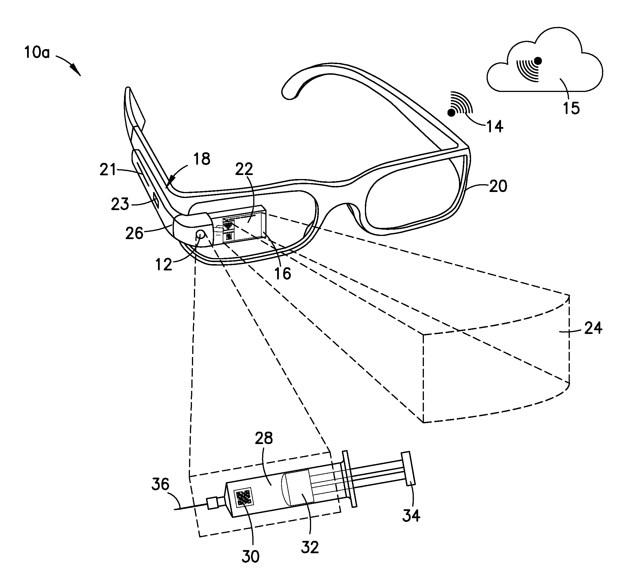Wearable Electronic Device for Enhancing Visualization During Insertion of an Invasive Device