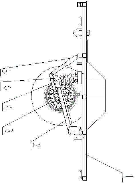 Independent suspension device for wheel system of travel trailer