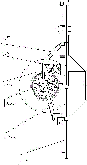 Independent suspension device for wheel system of travel trailer
