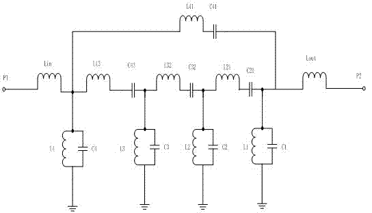 C-band low-insertion-loss and high-rejection miniature band-pass filter