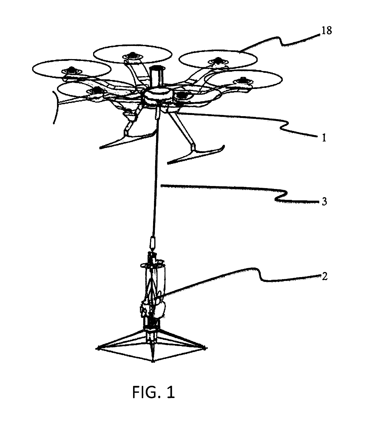 Apparatus and method for delivering a dry material with an unmanned aerial vehicle