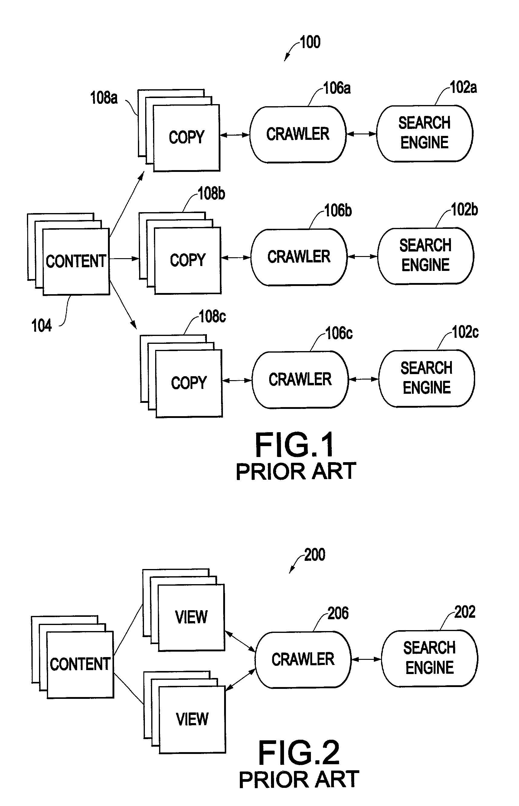 Method and apparatus for providing multiple views of virtual documents