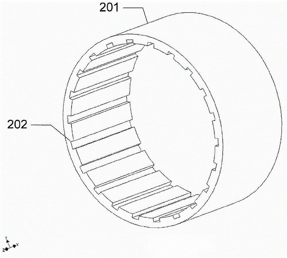 Rotor for modulated pole machine