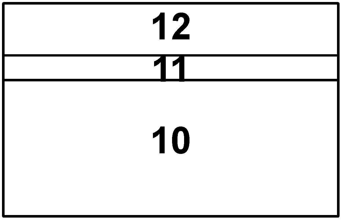 Method for producing nano fluorescent powder-free gallium nitride white light-emitting diode