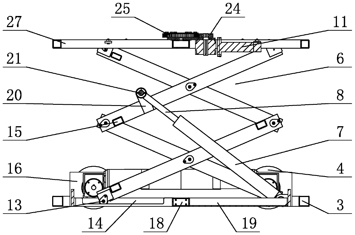 Self-drive vehicle table for stage