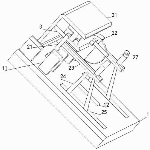 Safe and reliable cutting machine anti-injury mechanism