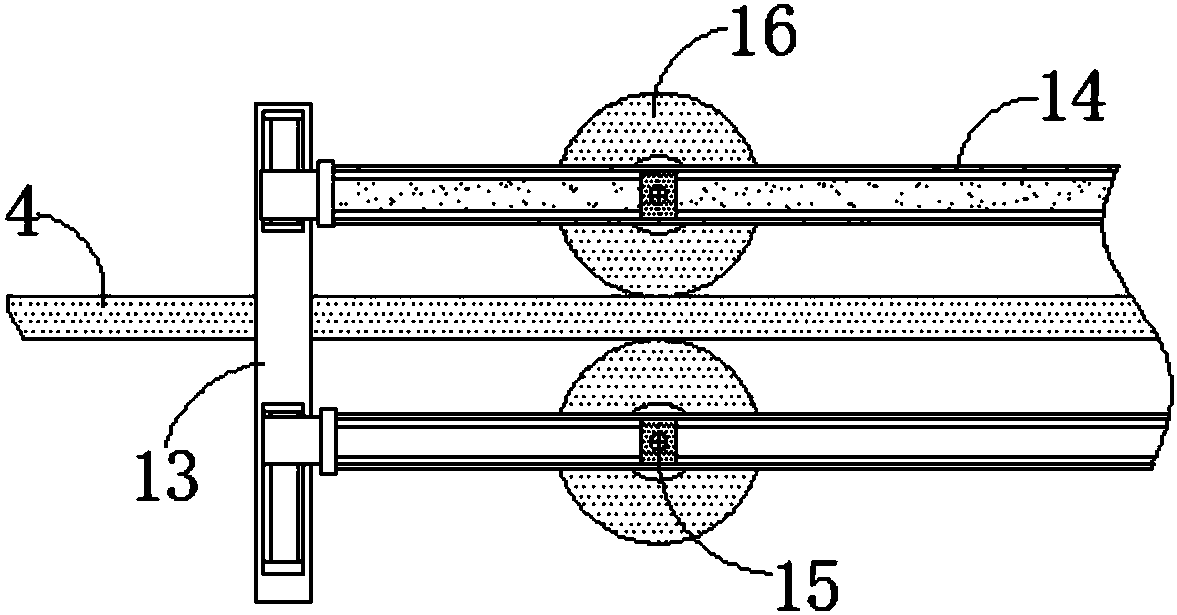 Cloth discharging mechanism of desizing machine for chemical fabric production