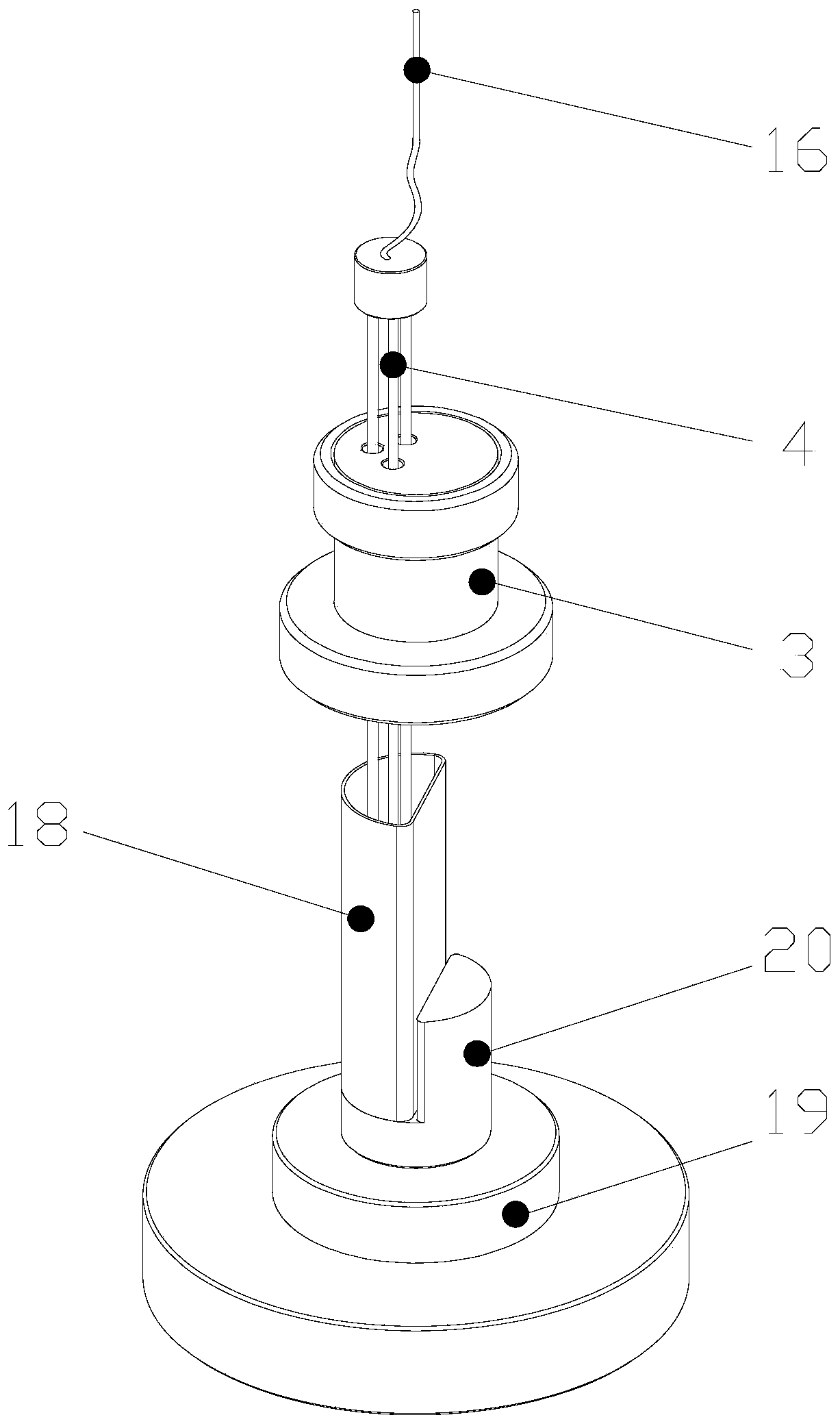 High temperature molten salt electrochemical in situ synchrotron radiation research device