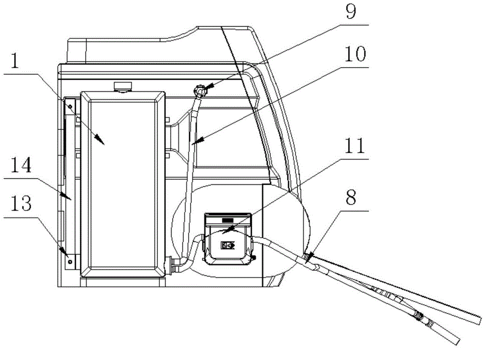 Activated carbon filling system and activated carbon automatic filling type gastric washing machine