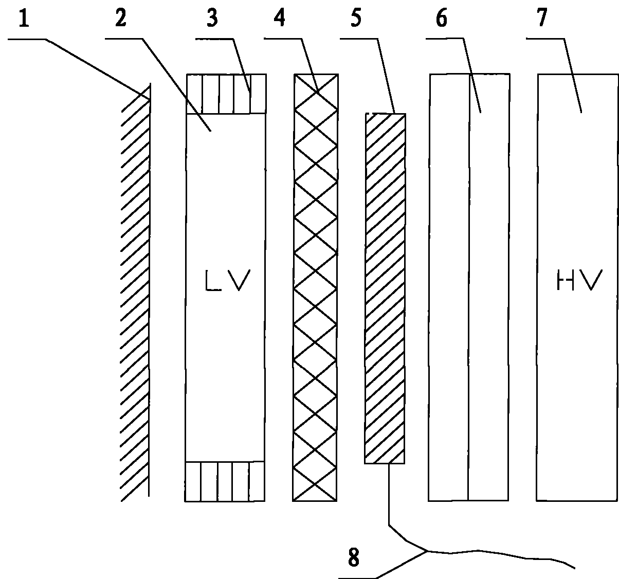 Wind power transformer and manufacturing method thereof