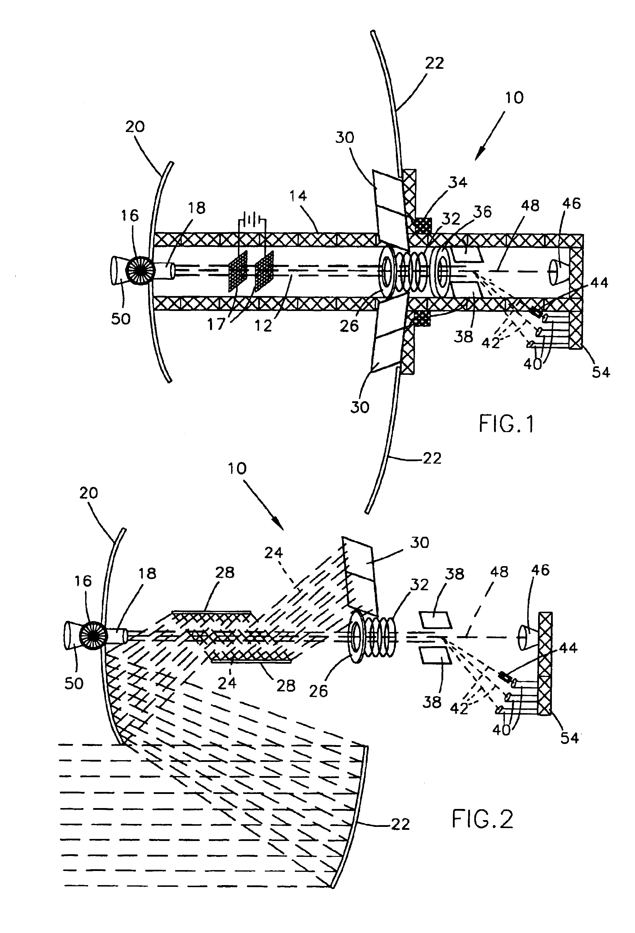 Process and apparatus for isotope separation in low-gravity environment