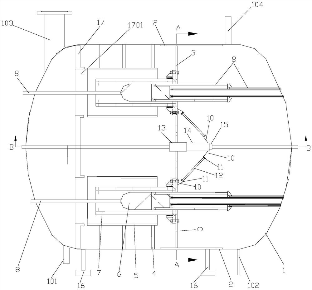 Horizontal fully-immersed electrode boiler with hollow ceramic rod