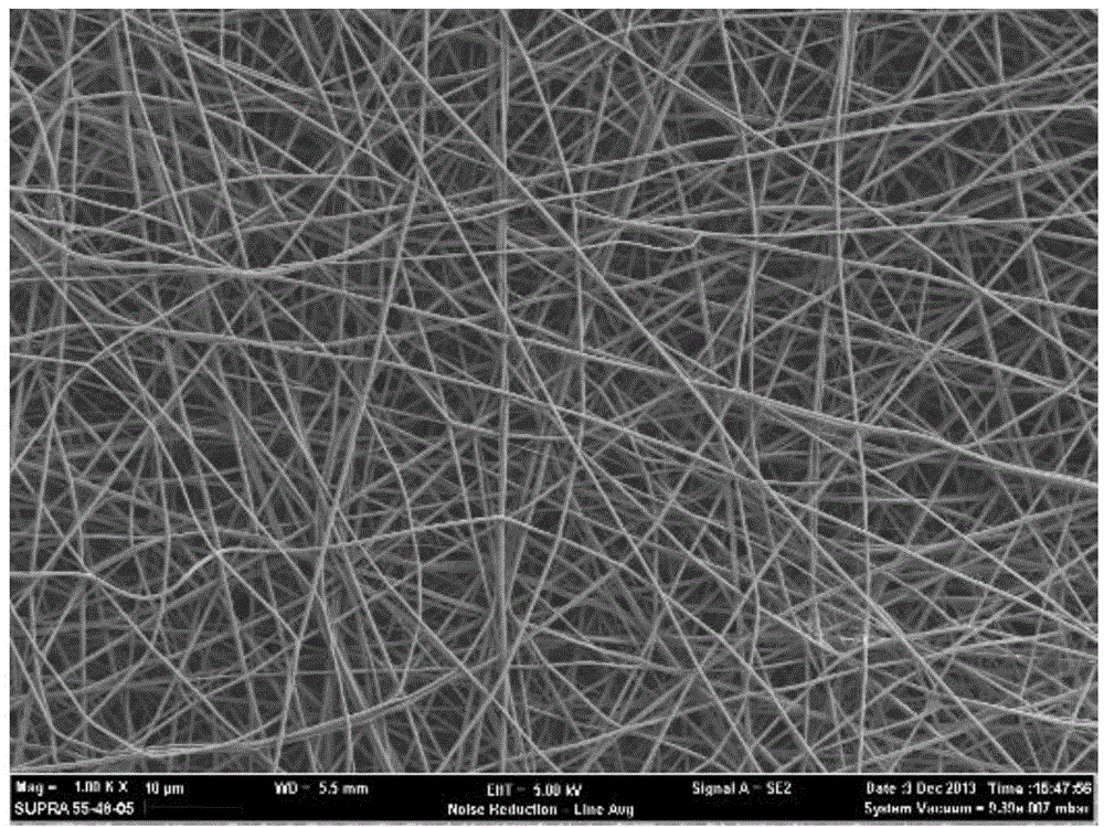 Method for preparing porous molybdenum carbide nanofiber by adopting electrostatic spinning