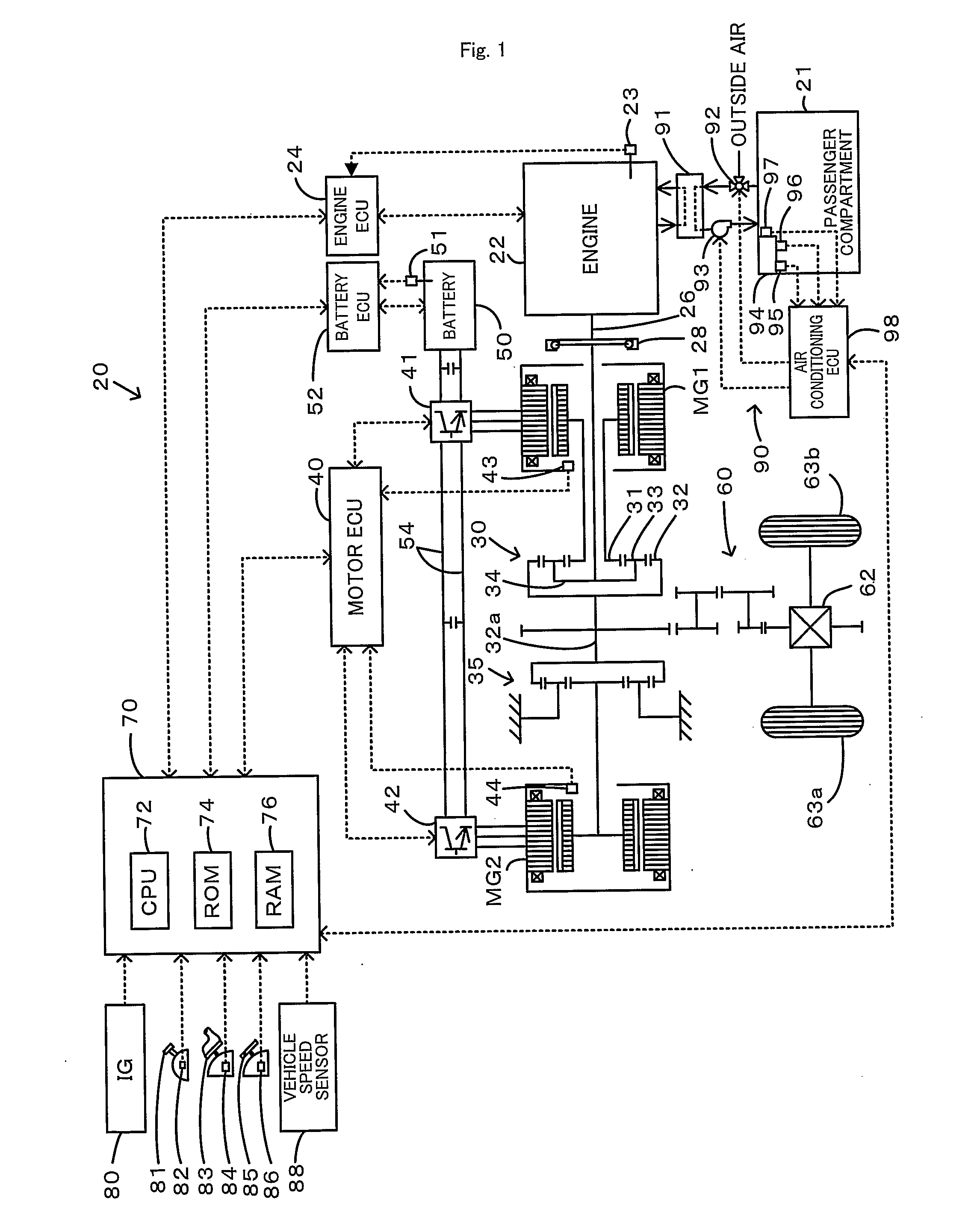 Hybrid Vehicle and Control Method Thereof