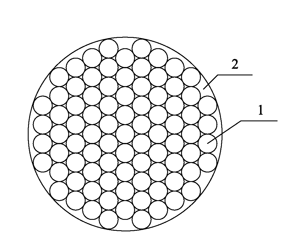 Monofilament-shaped ultrahigh molecular weight polyethylene fiber and continuous preparation method thereof