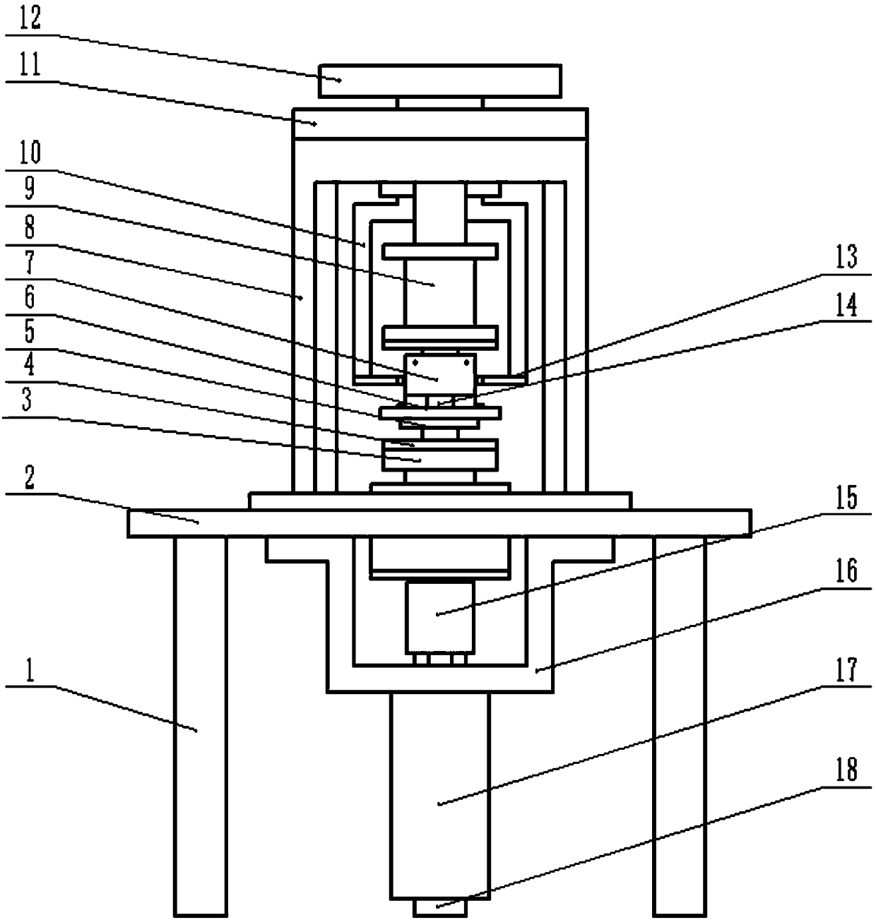 A surface-to-surface contact torsion fretting friction and wear test system and its control method