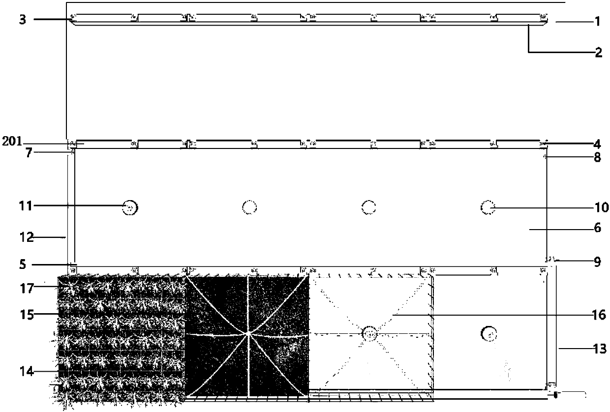 Rapid-assembled landscape green wall