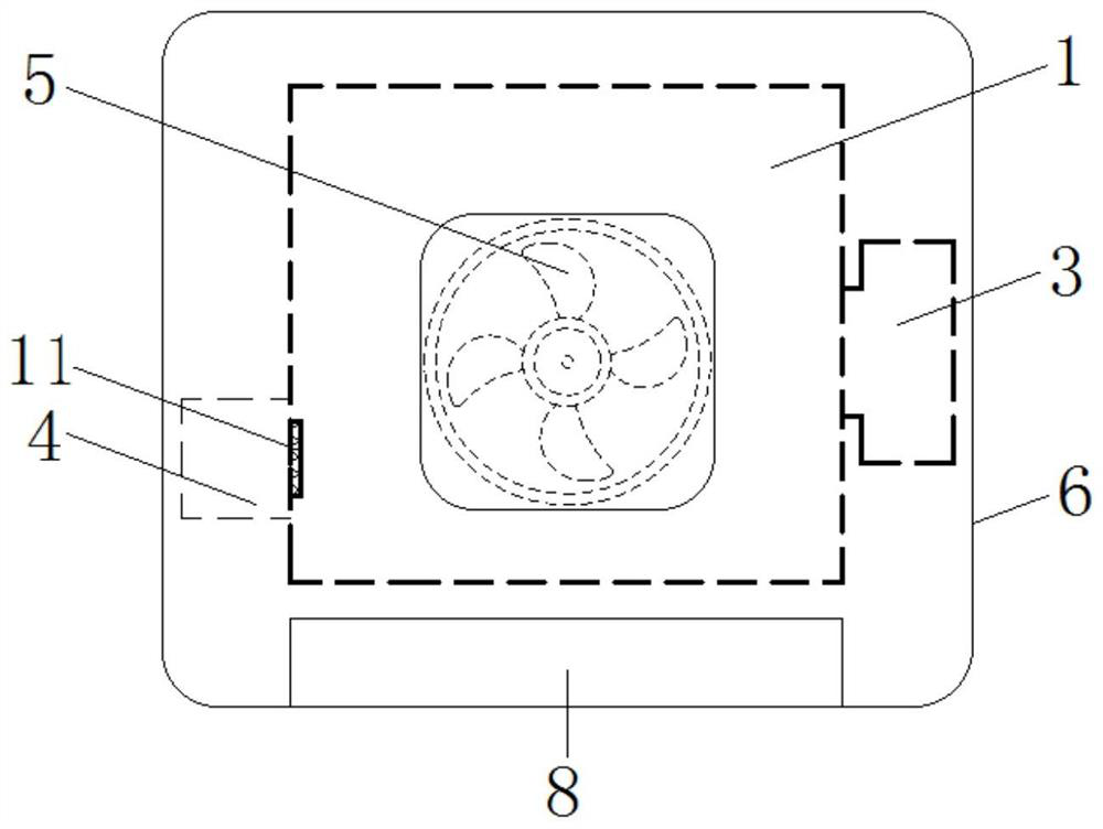 Air disinfection device based on membrane interception and microwave heating