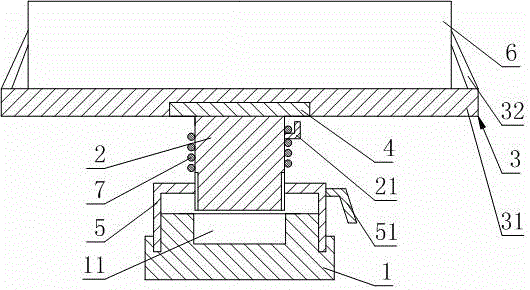 Indoor WLAN (Wireless Local Area Network) equipment supporting structure