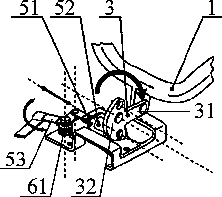 Angle adjustment and locking device applied to backrest of automobile seat