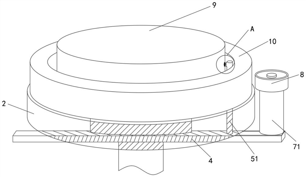 Milling and grinding device for metal machining