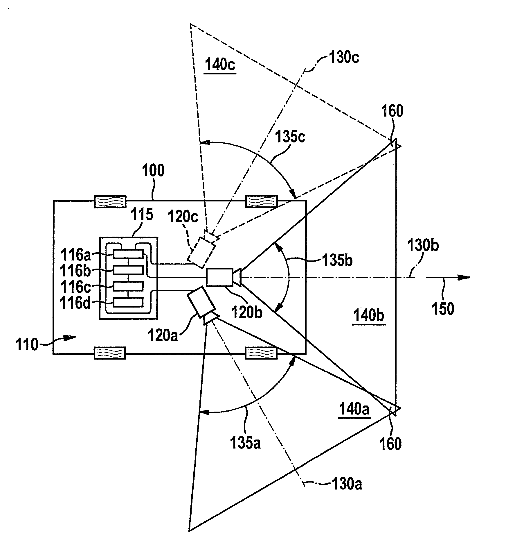 Method and device for detecting a position of a vehicle on a lane