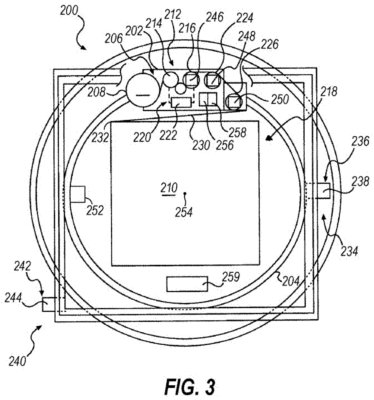 Packaging material evaluation and apparatus therefor incorporating split take up drum and/or specific containment force measurement