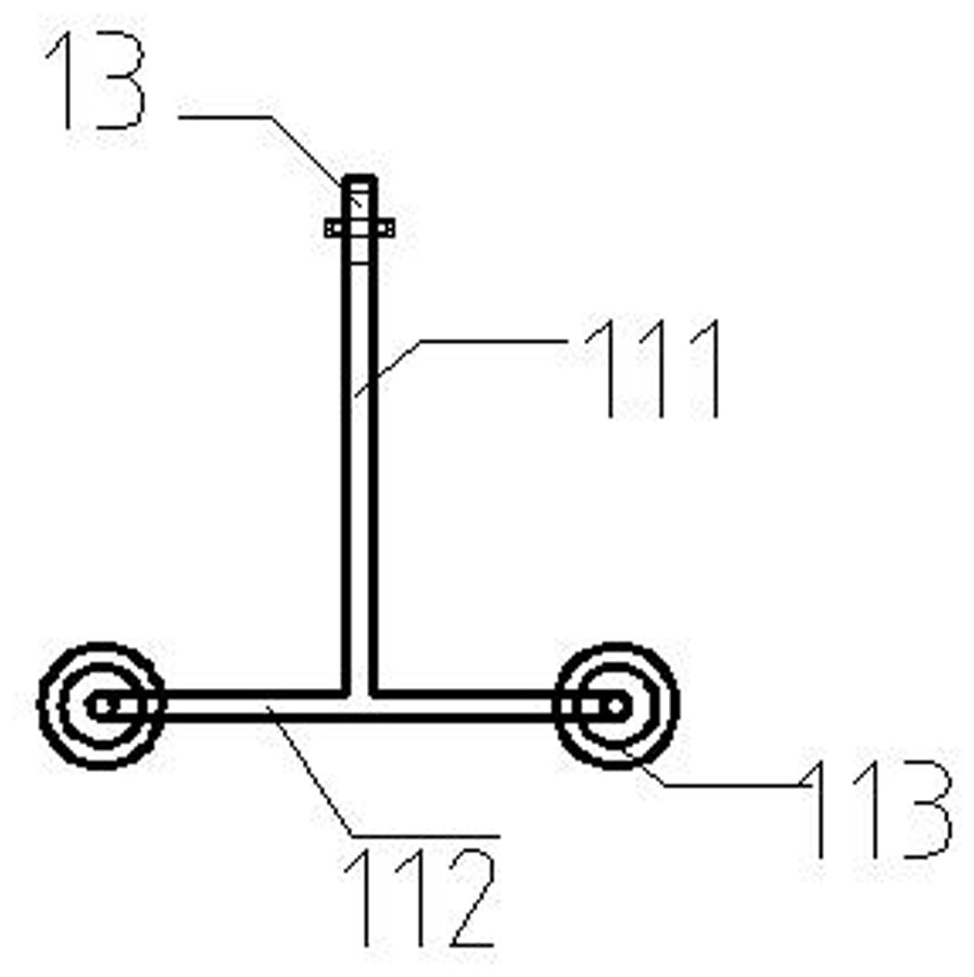 Slope foundation compaction machine