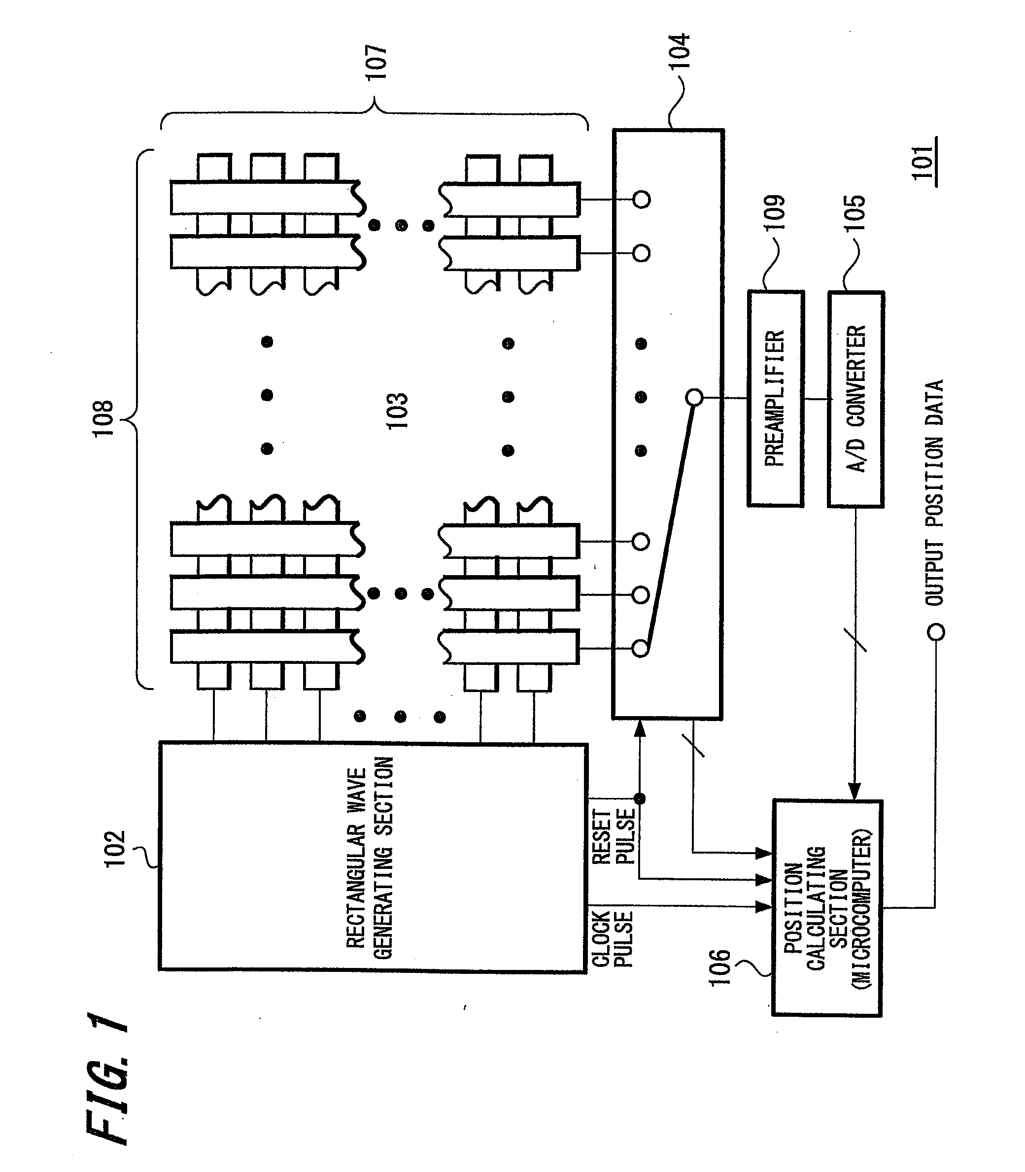 Position detecting device and position detecting method