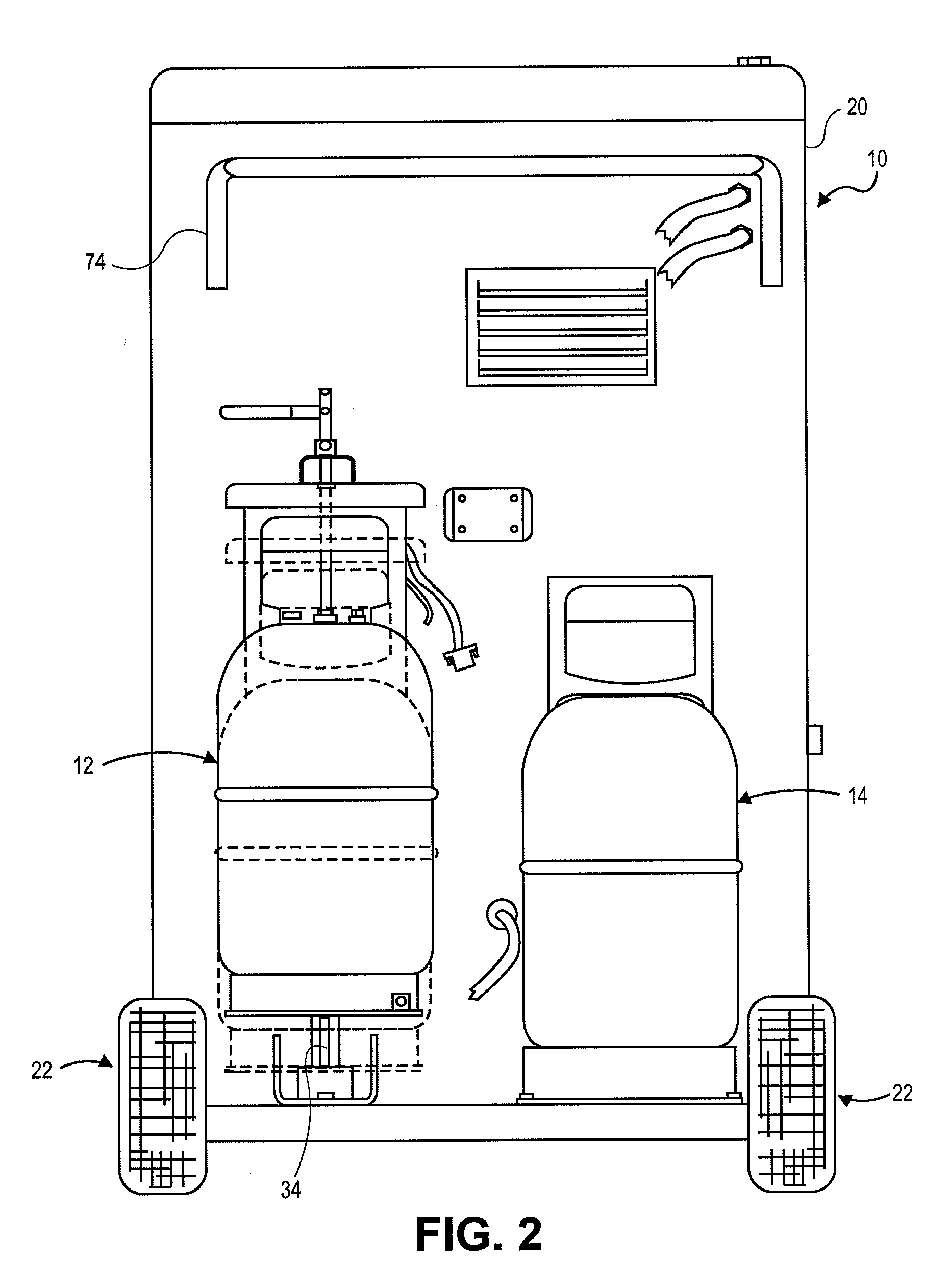 Method for using high pressure refrigerant for leak checking a system