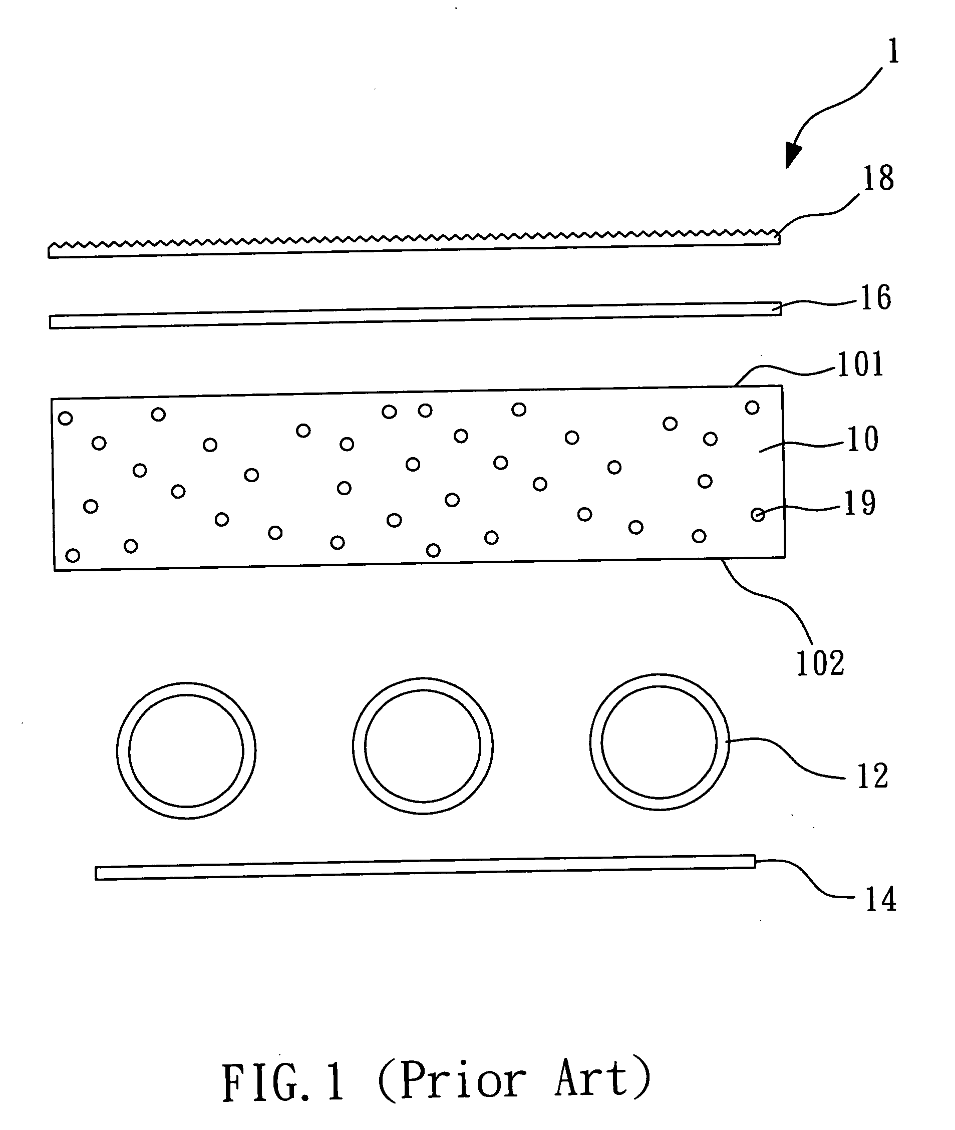 Diffusion plate used in direct-type backlight module and method for making the same