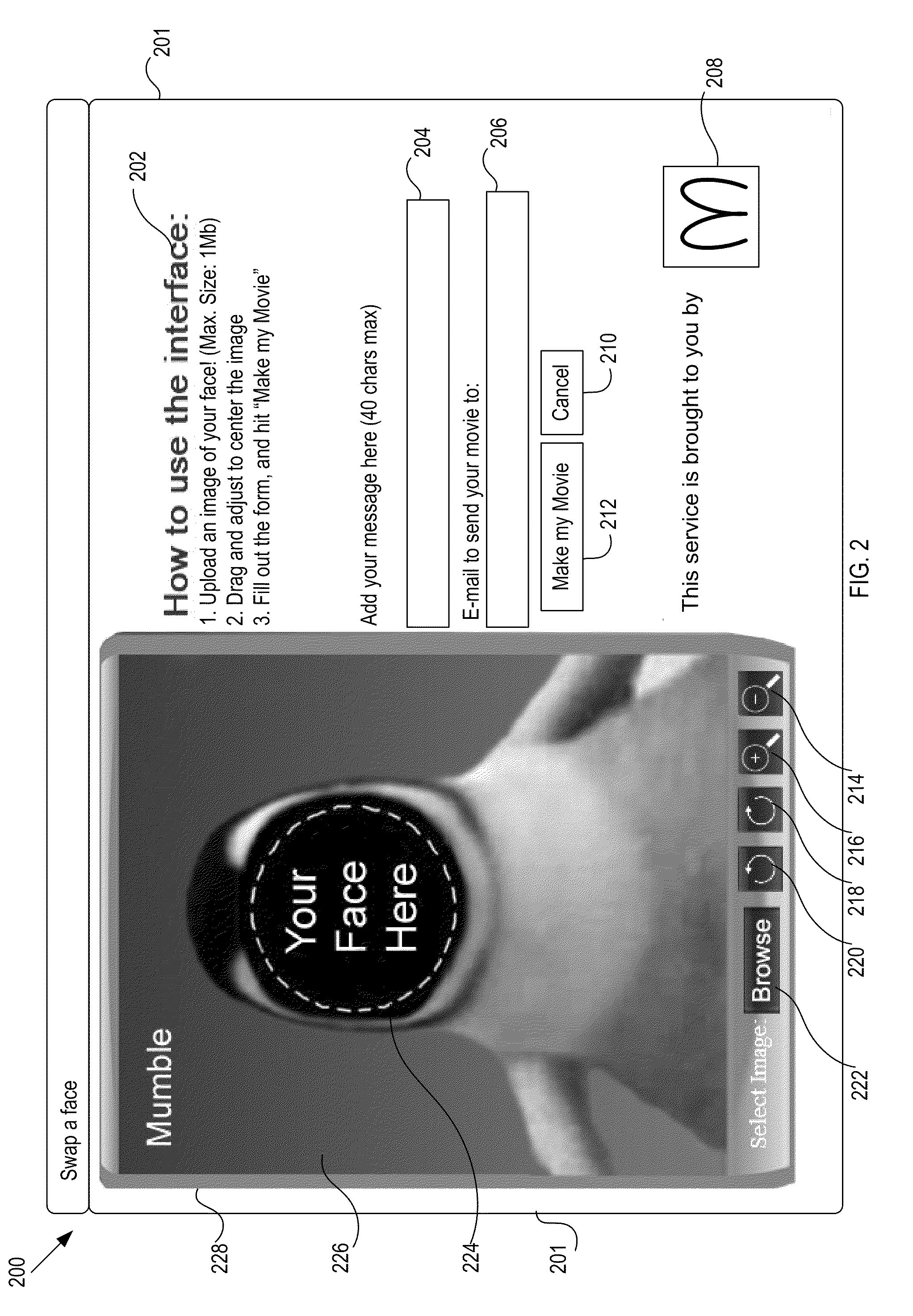System and method for creating personalized advertisement and personalizing products with interactive graphical user interface embedded in advertisement