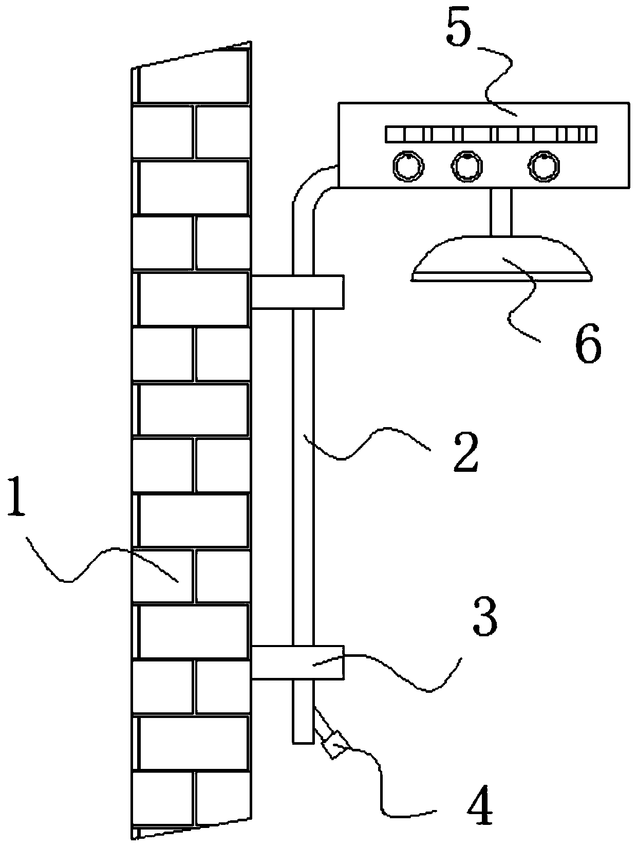 Novel shower head of intelligent shower system