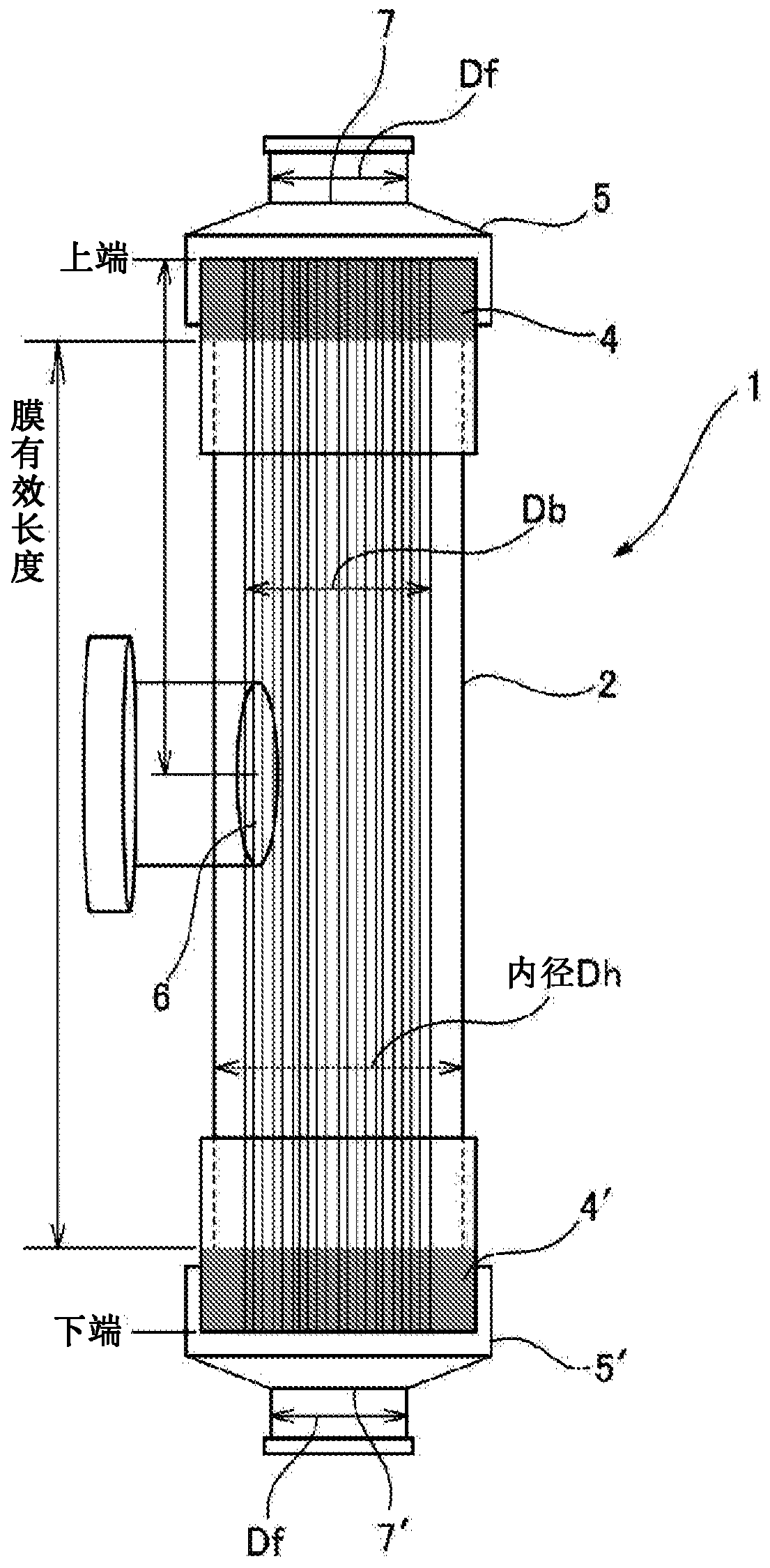 Porous membrane for membrane distillation, and method for operating membrane distillation module