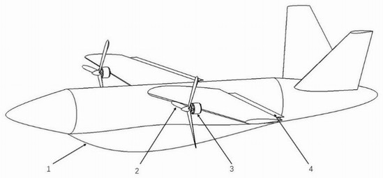 Long-endurance amphibious unmanned aerial vehicle and attitude control method thereof