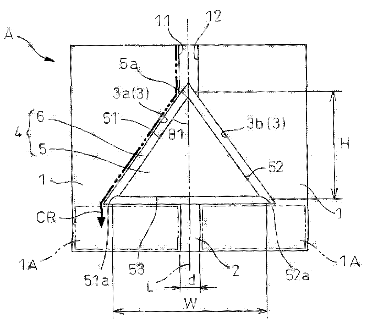 Welding structure with excellent resistance to brittle crack propagation