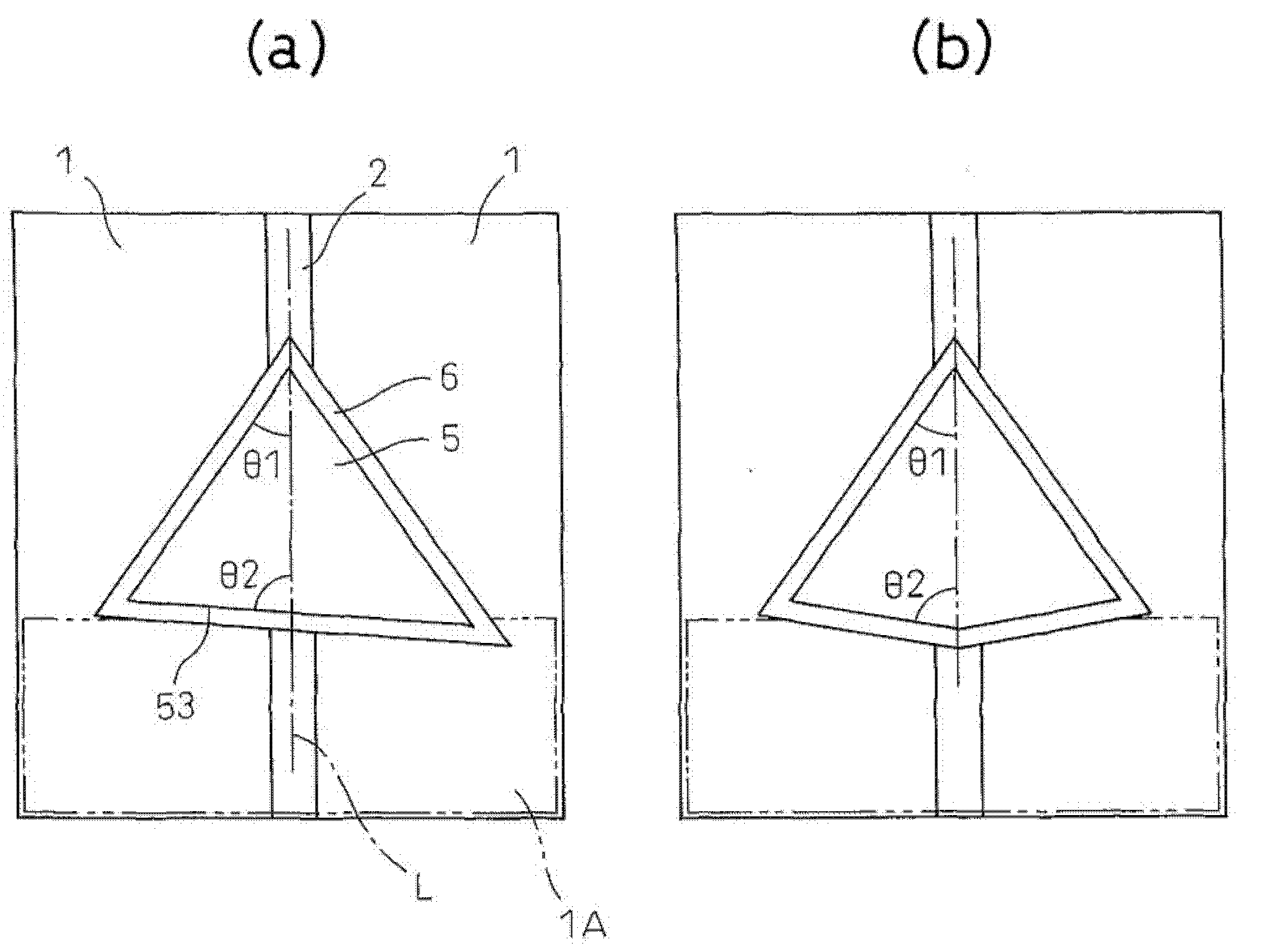 Welding structure with excellent resistance to brittle crack propagation