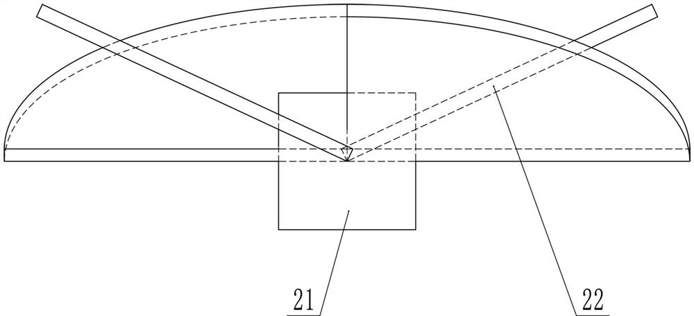 High-speed mixing bed adopting spiral fluid director water distribution plate and hexagonal unit perforated plate