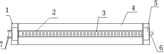 LED (Light-emitting diode) lamp tube electrode with easily determined LED polarity