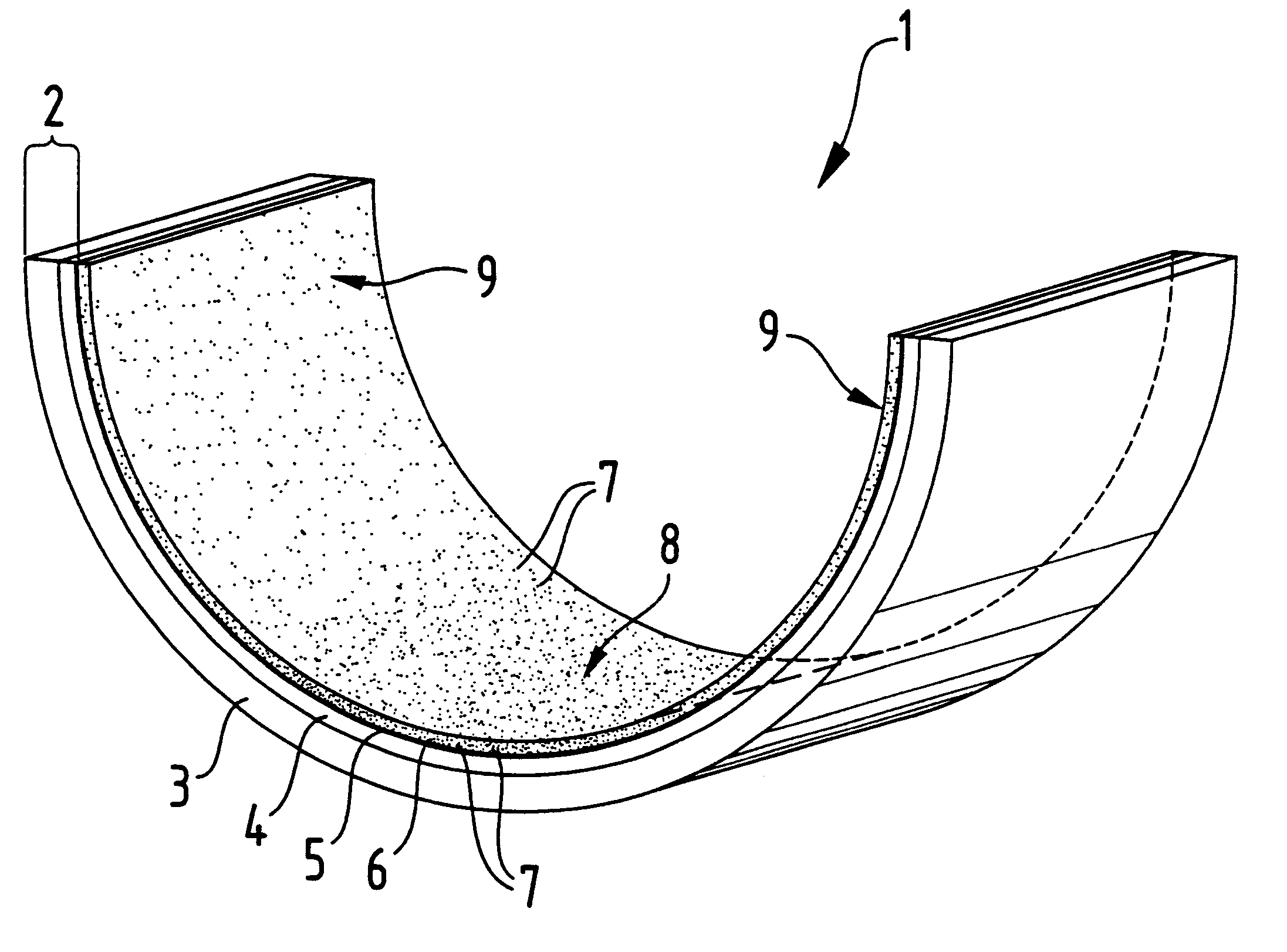 Half bearing and method for the production thereof