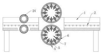 Surface rust-proof treatment equipment for air pipe production