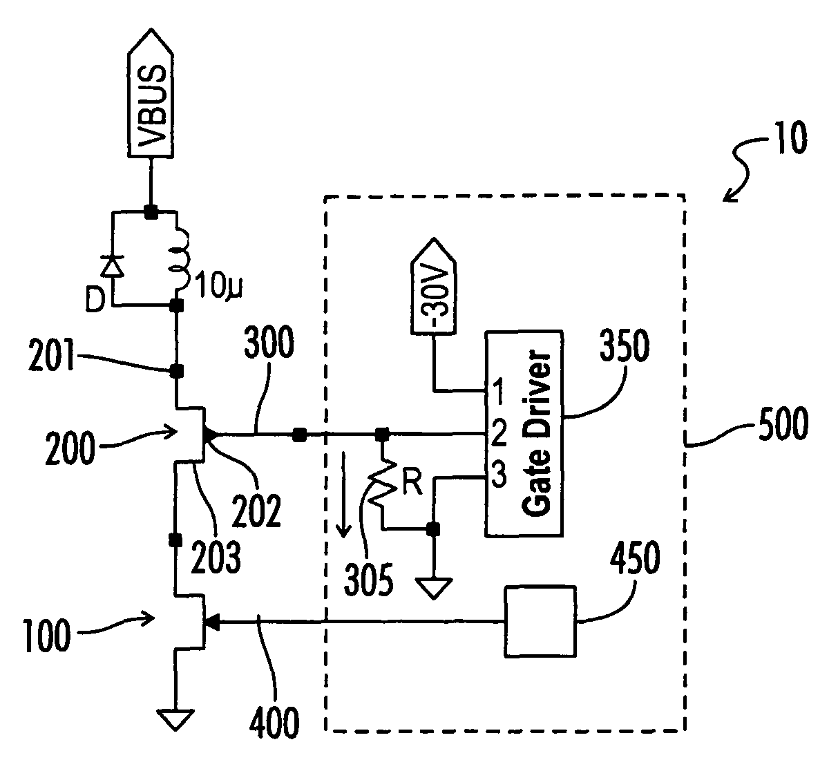 Normally-off D-mode driven direct drive cascode