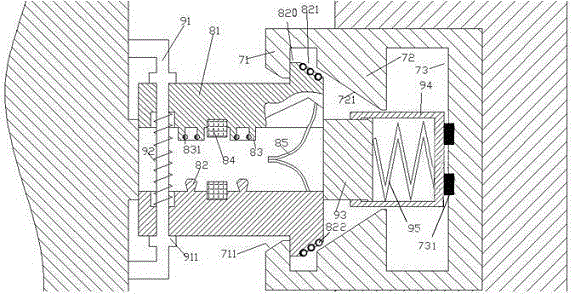 Power component locking device of power cabinet