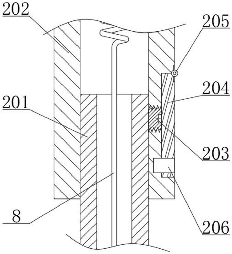 Guideboard identification device convenient to disassemble and maintain