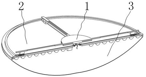 A led ceiling lamp