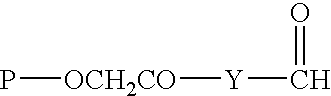 Biocompatible polymers including peptide spacer